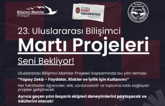 23. ULUSLARARASI BİLİŞİMCİ MARTI PROJELERİ SENİ BEKLİYOR !