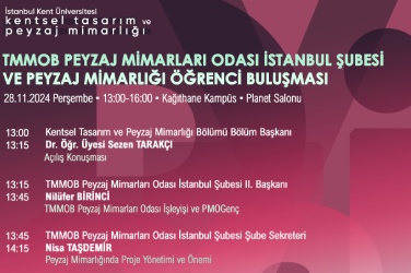 TMMOB Peyzaj Mimarları Odası İstanbul Şubesi ve Peyzaj Mimarlığı Öğrenci Buluşması