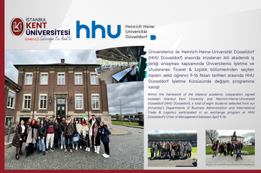 University’s Departments of Business Administration and International Trade & Logistics participated in an exchange program at HHU Düsseldorf’s Chair of Management between April 9-16.