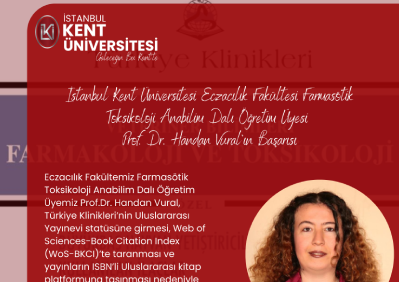 İstanbul Kent Üniversitesi Eczacılık Fakültesi Farmasötik Toksikoloji Anabilim Dalı öğretim üyesi Prof. Dr. Handan Vural'ın Başarısı