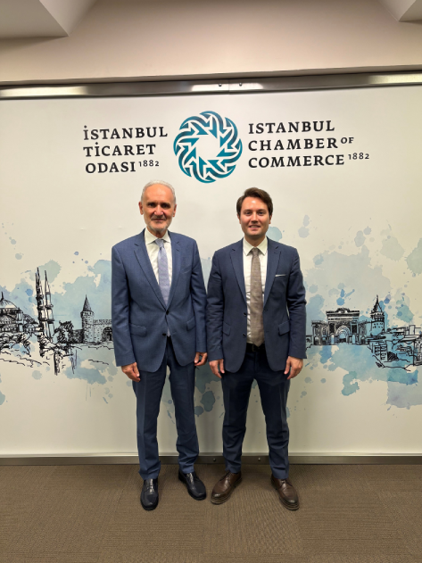 Doç. Dr. Murat Can Pehlivanoğlu, İstanbul Ticaret Odası (İTO) Yönetim Kurulu Başkanı Sayın Şekib Avdagiç ile İTO çalışmaları ve ülkemizdeki gelişmeler hakkında bir istişare görüşmesi gerçekleştirdi.